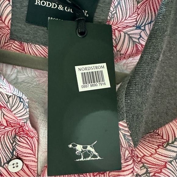 Neilson Creek Leaf Print Polo men’s - Picture 9 of 13